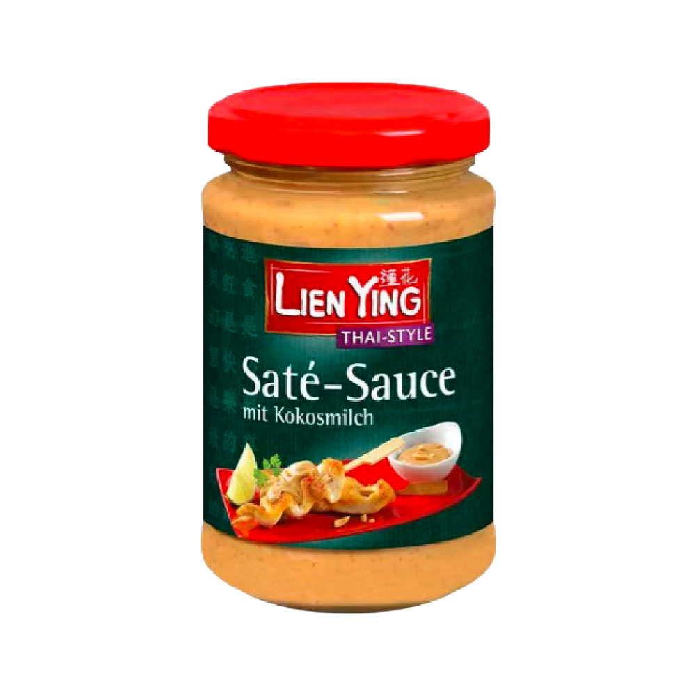 Lien Ying Sate Sauce mit Kokosmilch 200 ml MHD:25.1.26
