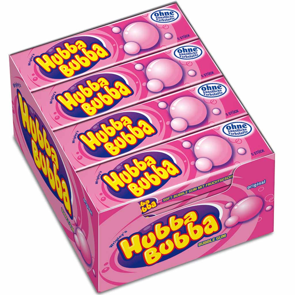 Hubba Bubba Fancy Fruit 20x5er 700g MHD:2.4.25