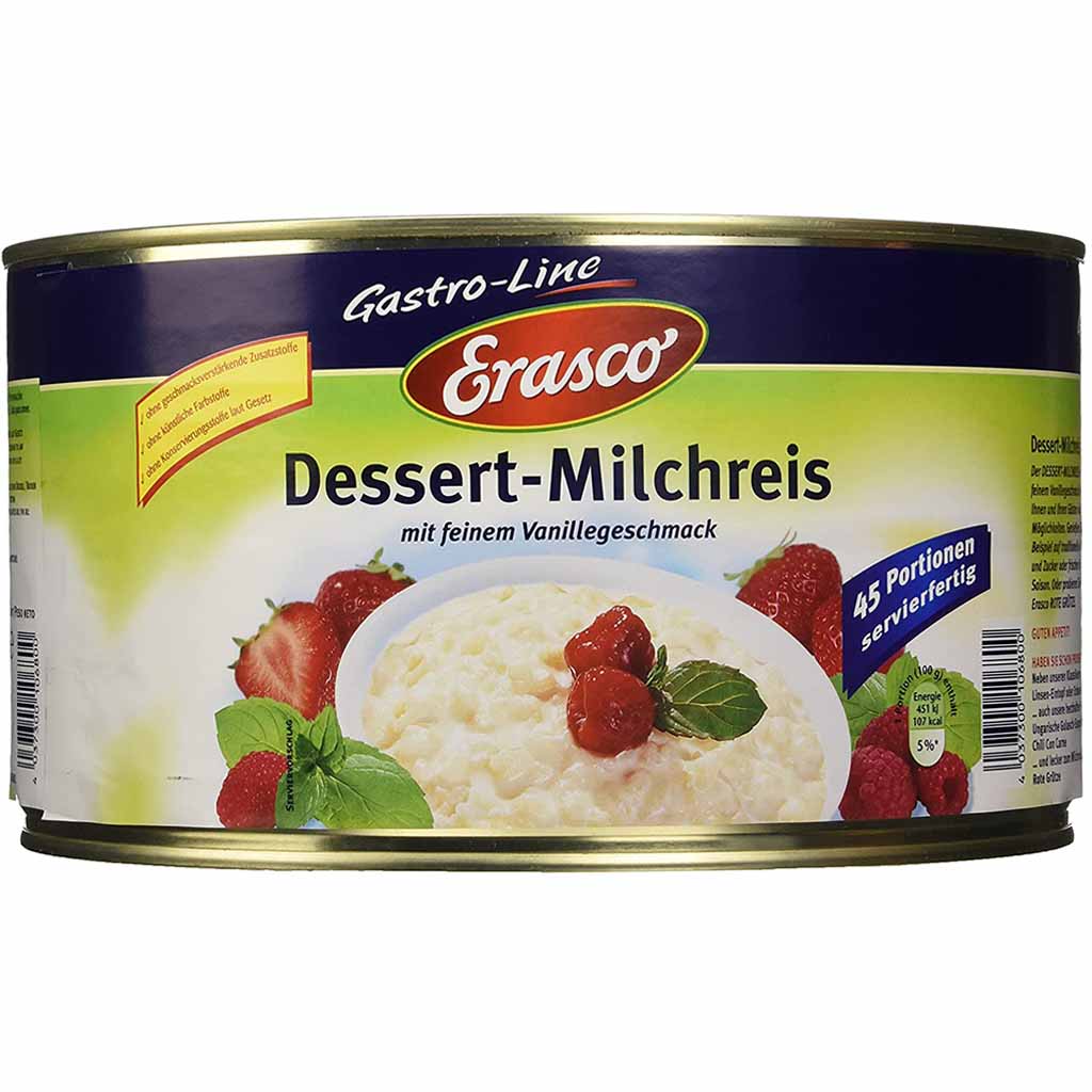 Erasco Gastro-Line Dessert-Milchreis 4500g MHD:30.12.24