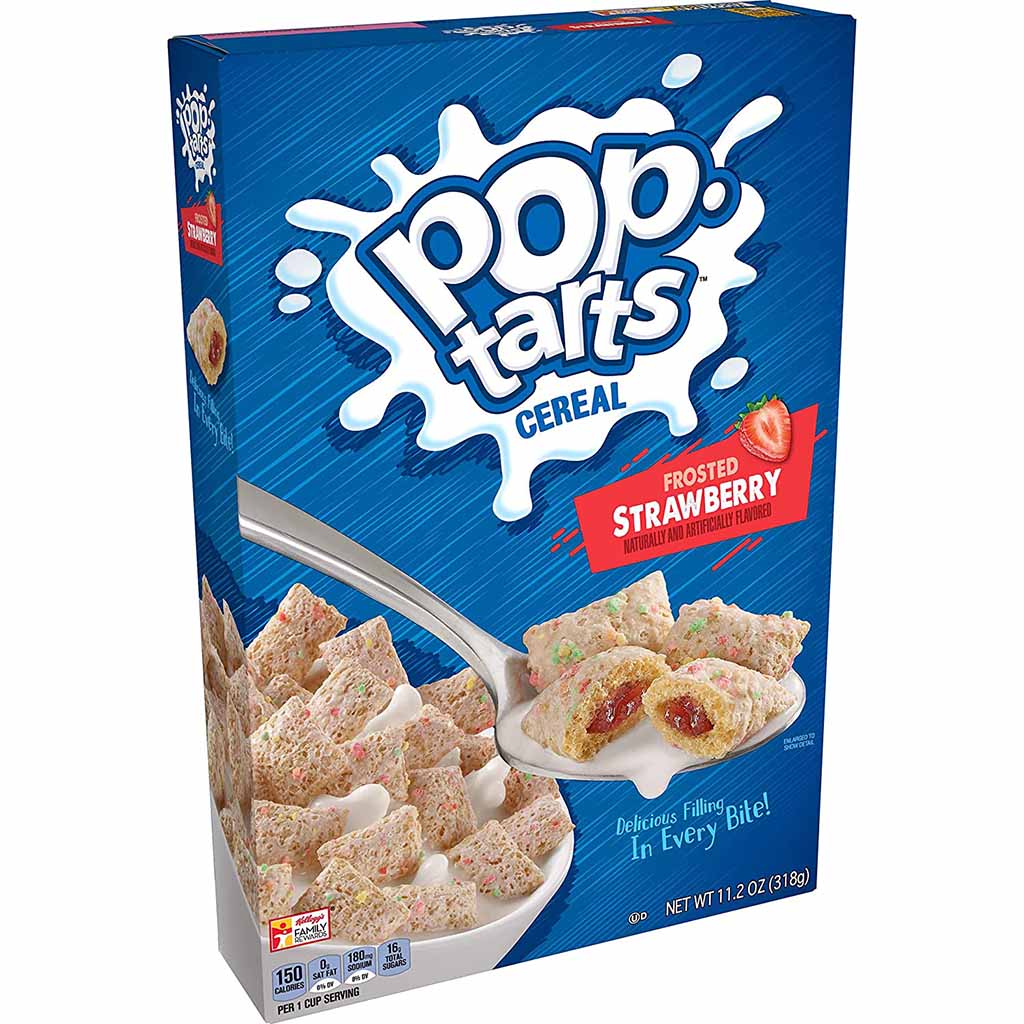 Kellogs Pop-Tarts Cereal frosted Strawberry 318g
