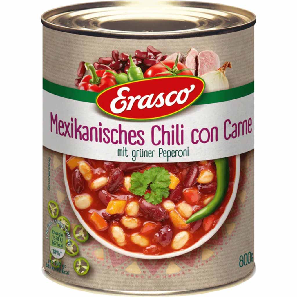 Erasco Eintopf Mexikanisches Chili con Carne 800g MHD:30.12.27