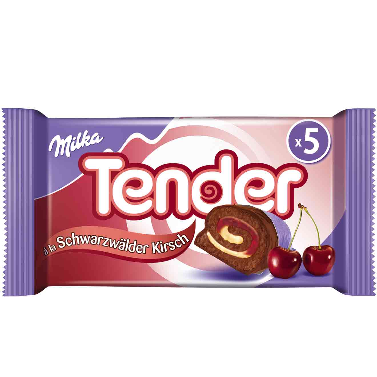 Milka Tender Schwarzwälder Kirsch 5er 185g MHD:30.6.23