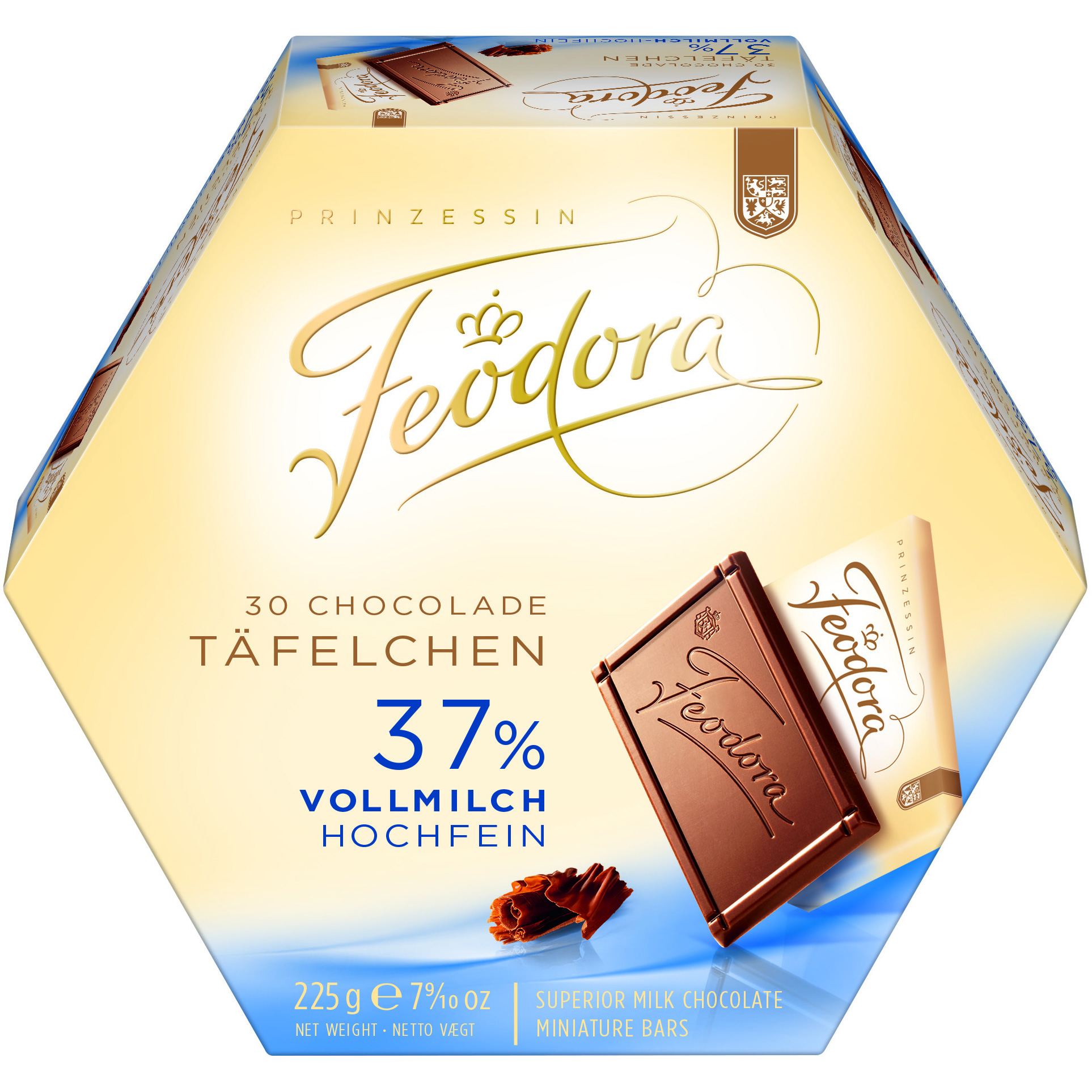 Feodora Täfelchen 37% Vollmilch Hochfein 30er MHD:19.8.25