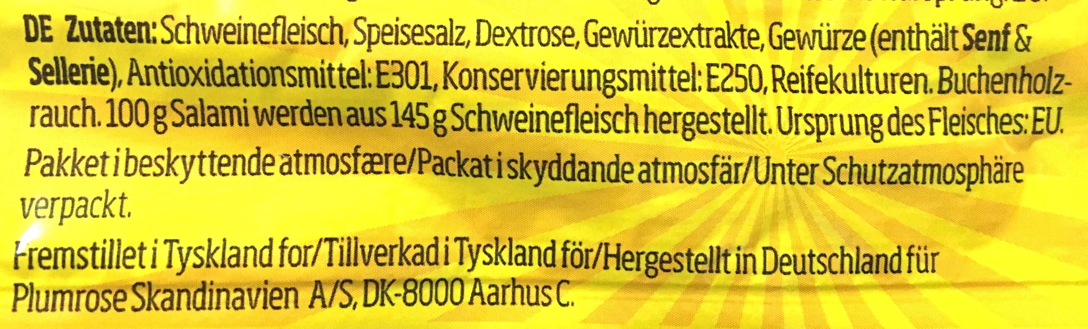 80x Böklunder Mini Salami á 25g=2000g