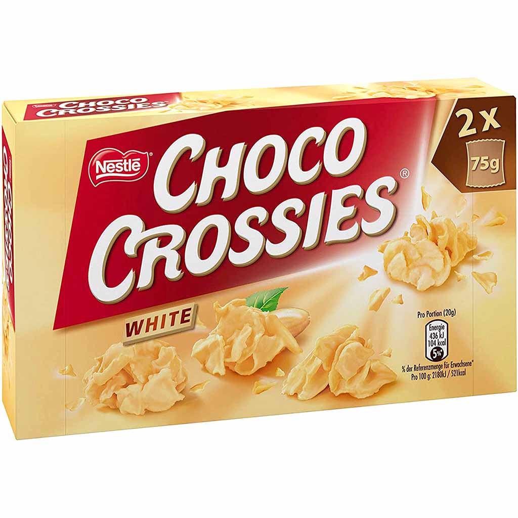 Nestle Choco Crossies White á 150g MHD:30.4.20