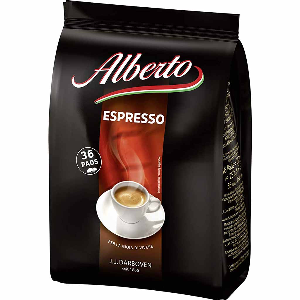 Alberto Espresso Kaffeepads 36er 252g MHD:30.8.25