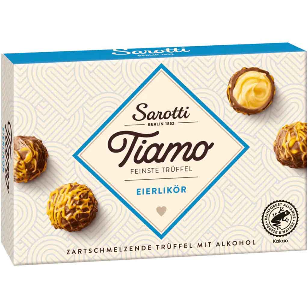 Sarotti Tiamo Feinste Trüffel Eierlikör 125g MHD:27.12.24