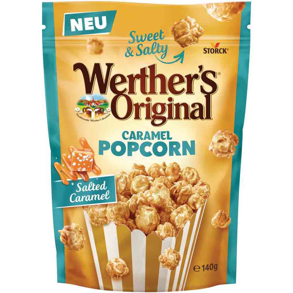 Werthers Original Caramel Popcorn Salted Caramel 140g MHD:30.5.25
