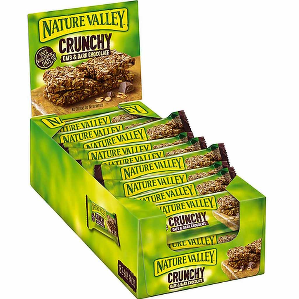 18x Nature Valley Crunchy Oats & Dark Chocolate á 42g=756g MHD:23.9.21