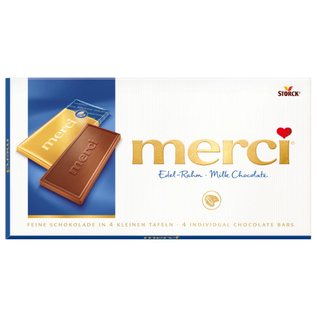 Merci feine Schokolade Edel-Rahm 100g MHD:1.4.25