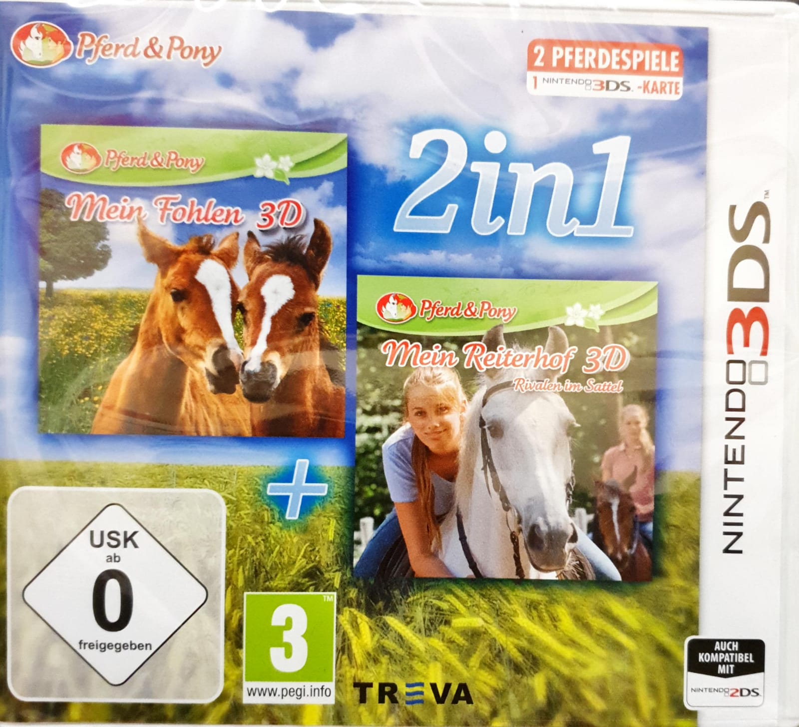 2 in 1: Mein Fohlen + Mein Reiterhof Nintendo 3DS