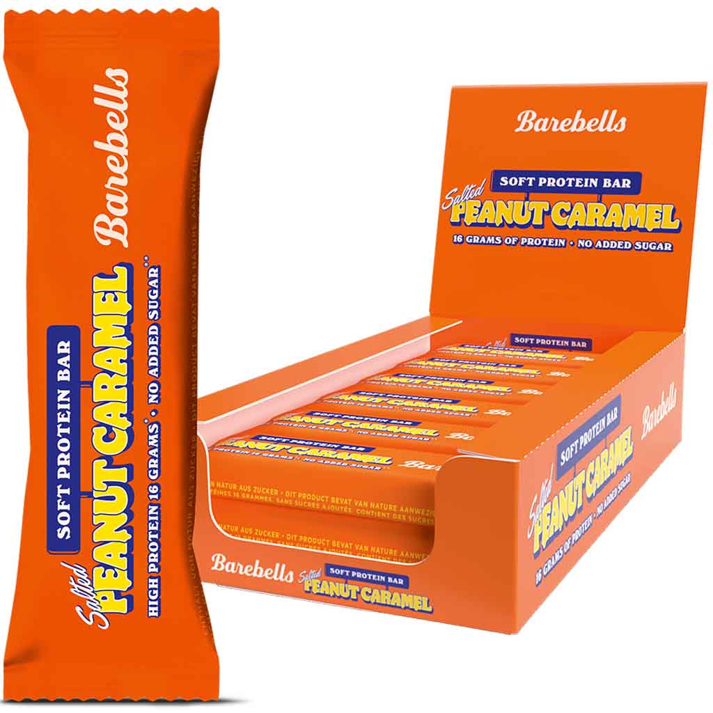 12x Barebells Soft Protein Bar Salted Peanut Caramel á 55g=660g MHD:27.11.24