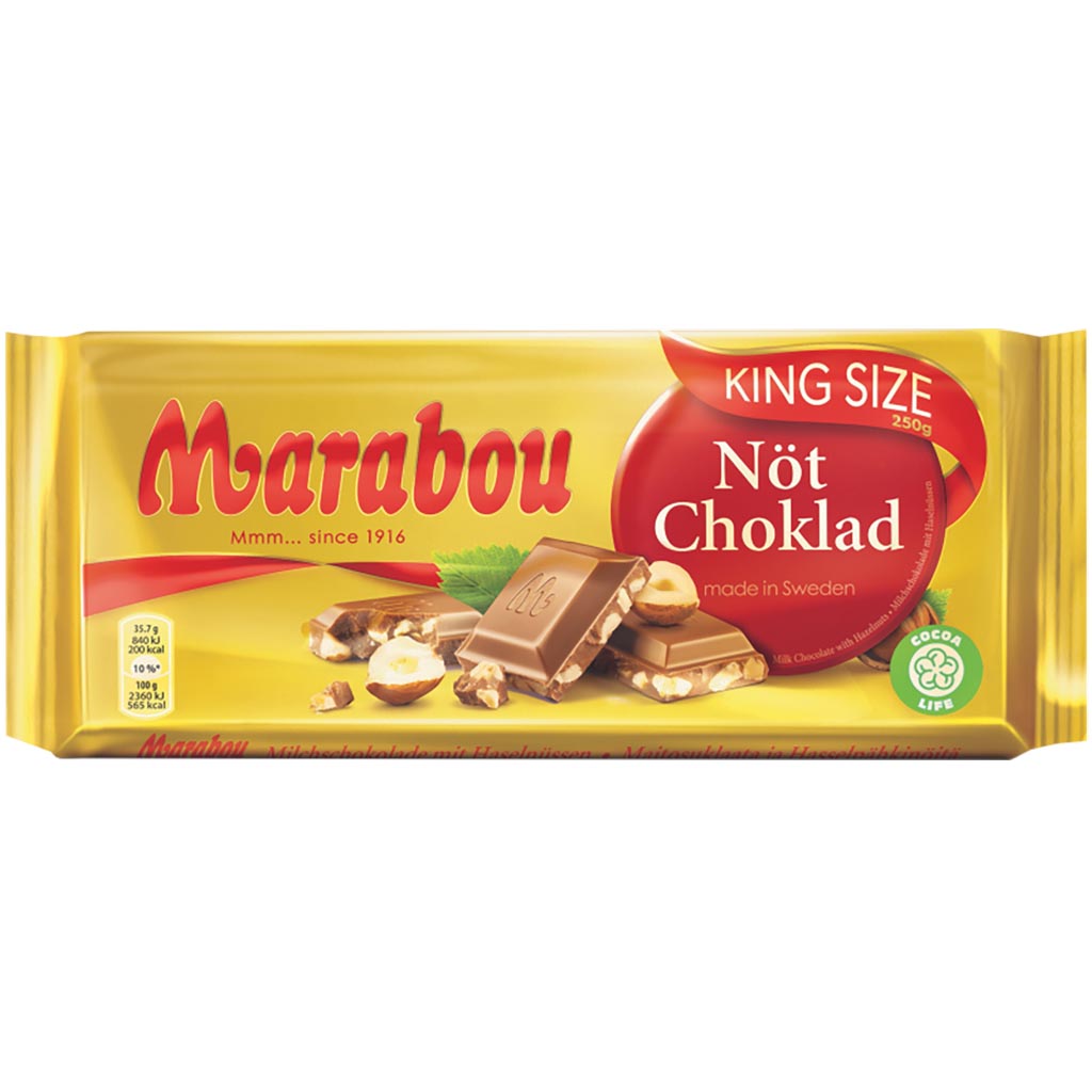 Marabou Tafelschokolade Nöt Choklad 250g MHD:13.8.23