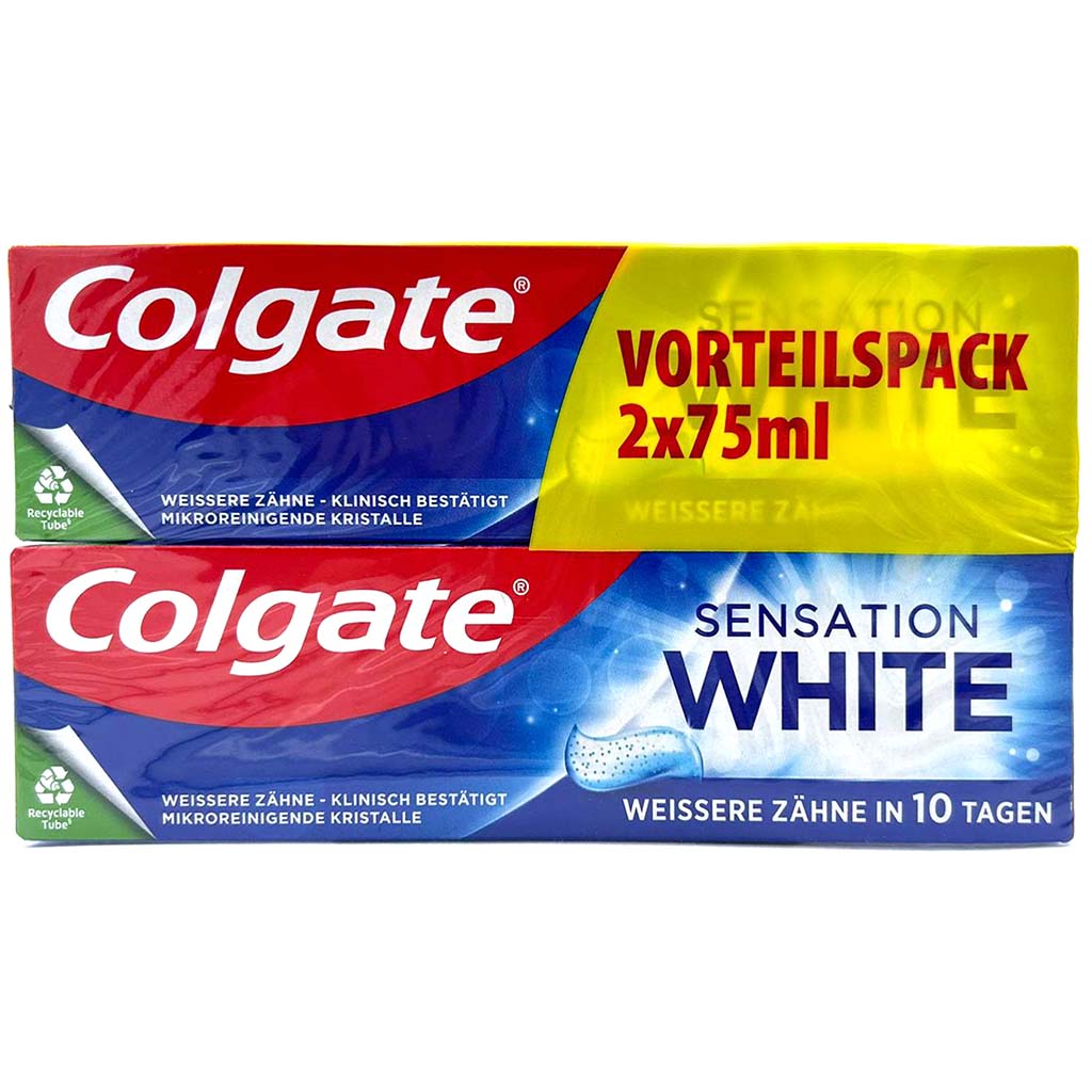 Colgate Zahncreme Sensation White 2x75ml