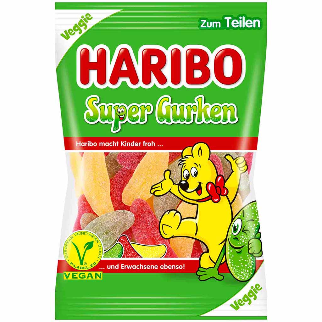 Haribo Super Gurken 200g MHD:30.8.23