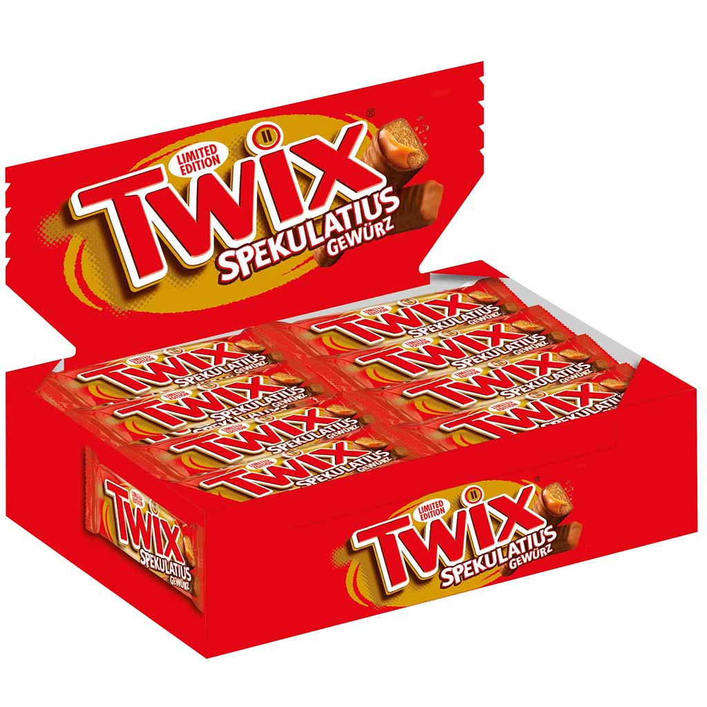 32x Twix Spekulatius Gewürz á 46g=1472g MHD:22.3.20