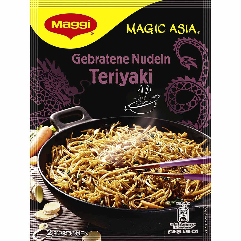 Maggi Magic Asia gebratene Nudeln Teriyaki 126g MHD:30.8.24