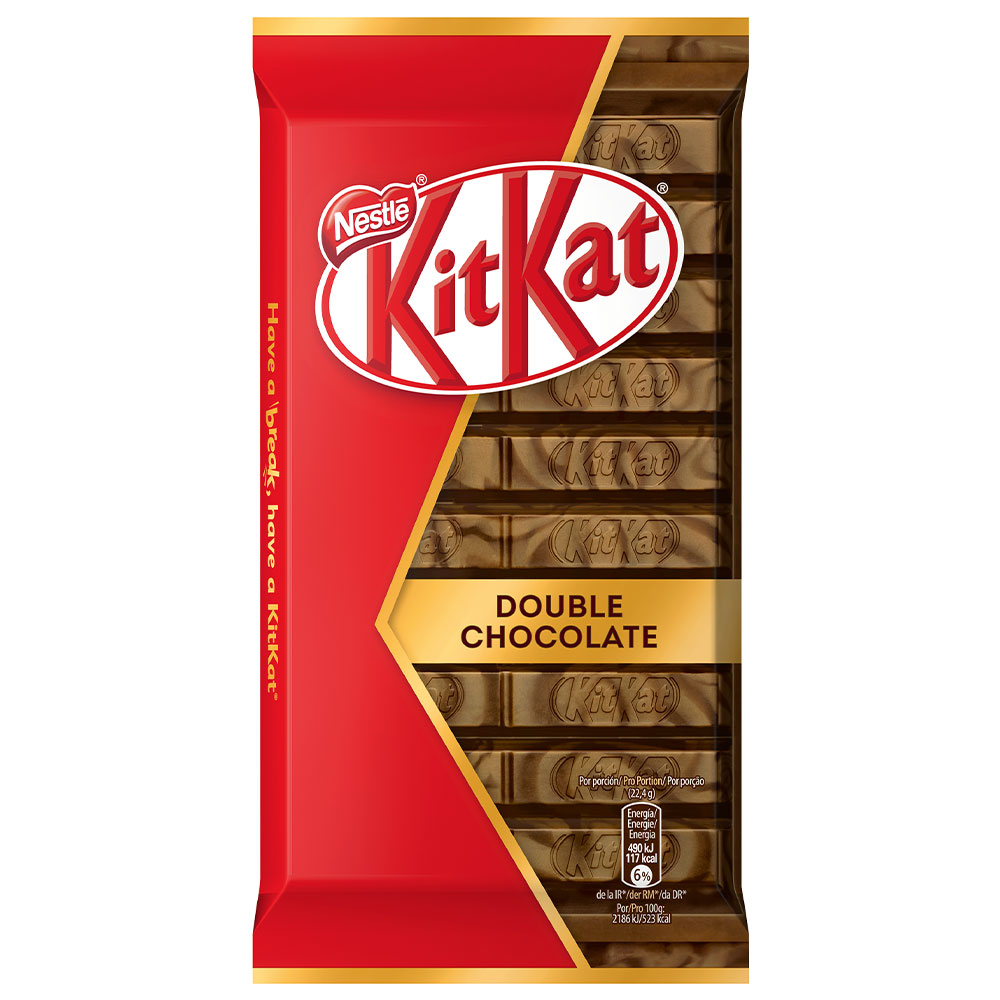 KitKat Double Chocolate Tafelschokolade 112g MHD:30.9.22