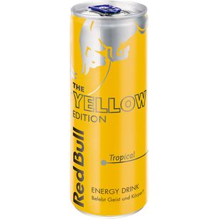 Red Bull Yellow Edition Tropical 0,25 Liter Dose zzgl. Einwegpfand MHD:30.11.24