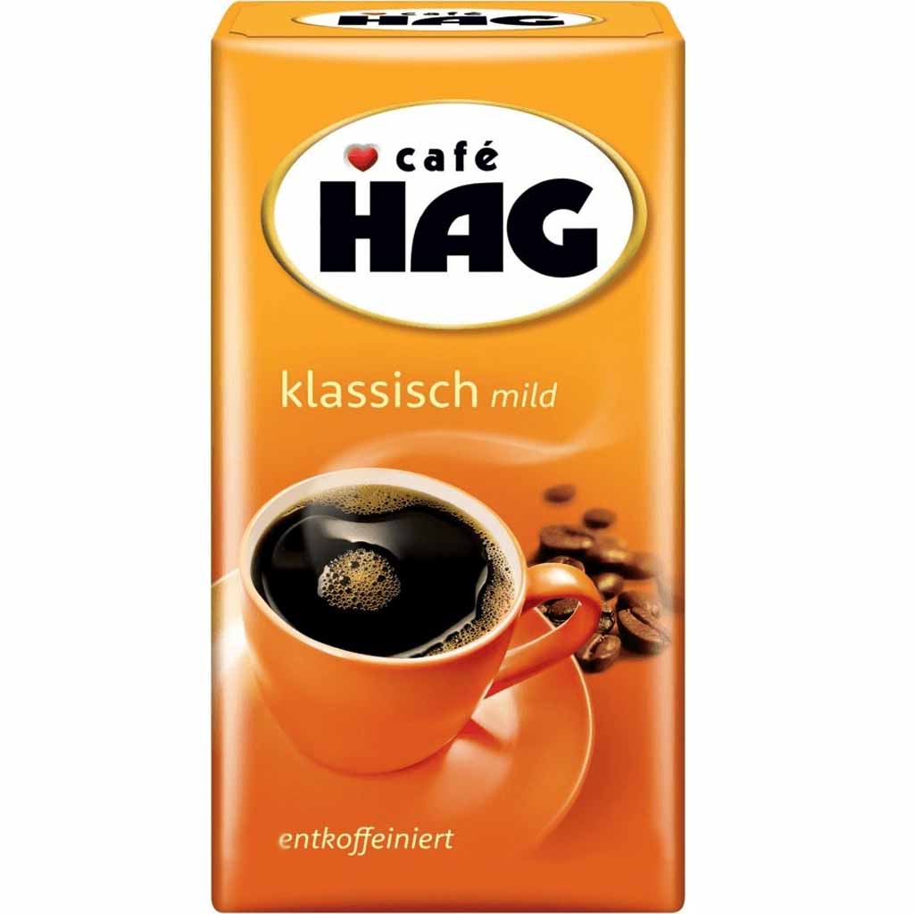 Cafe HAG Filterkaffee klassisch mild entkoffeiniert 500g MHD:30.6.24