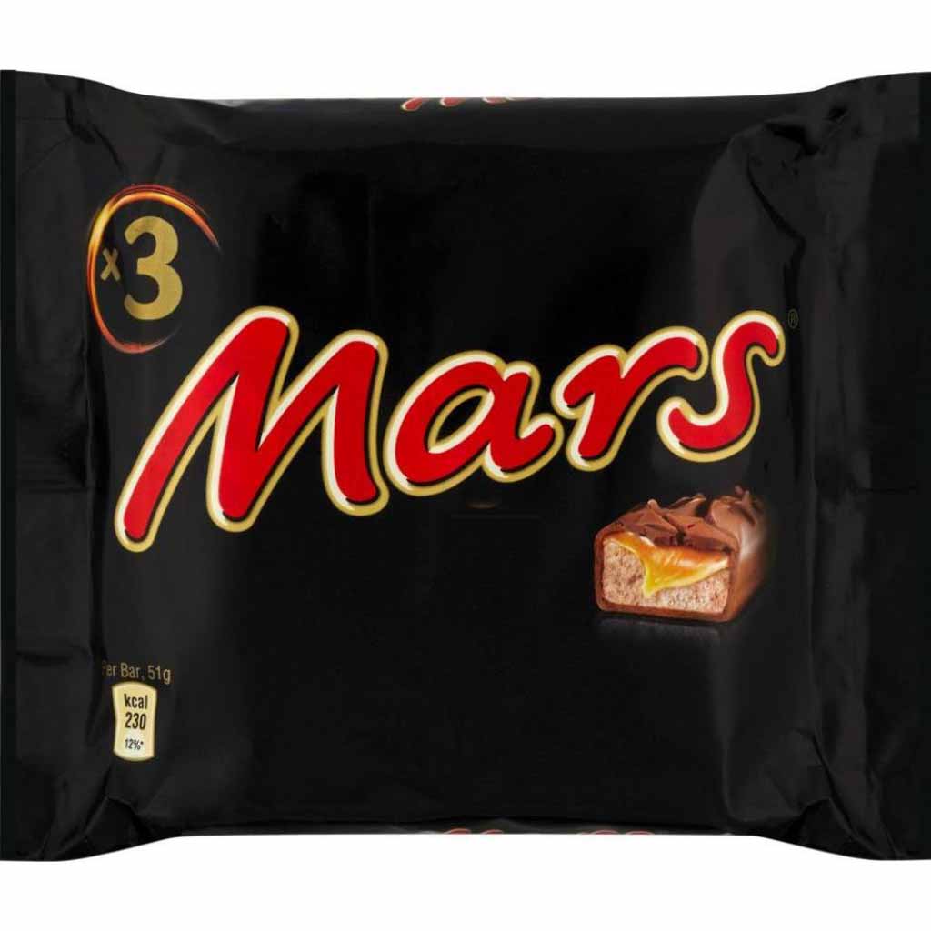 Mars Schokoriegel 3x45g=135g MHD:3.12.23