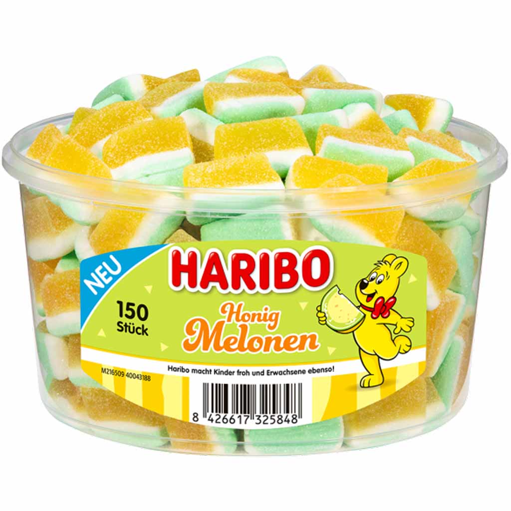 Haribo Honigmelonen 150er 1050g MHD:30.3.24
