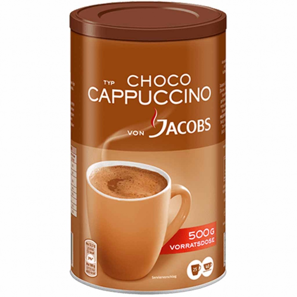 Jacobs Choco Cappuccino Getränkepulver 500g MHD:30.7.25