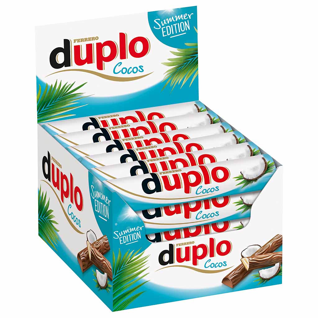 40x Duplo Cocos Summer Edition á 18,2g=728g MHD:10.9.21