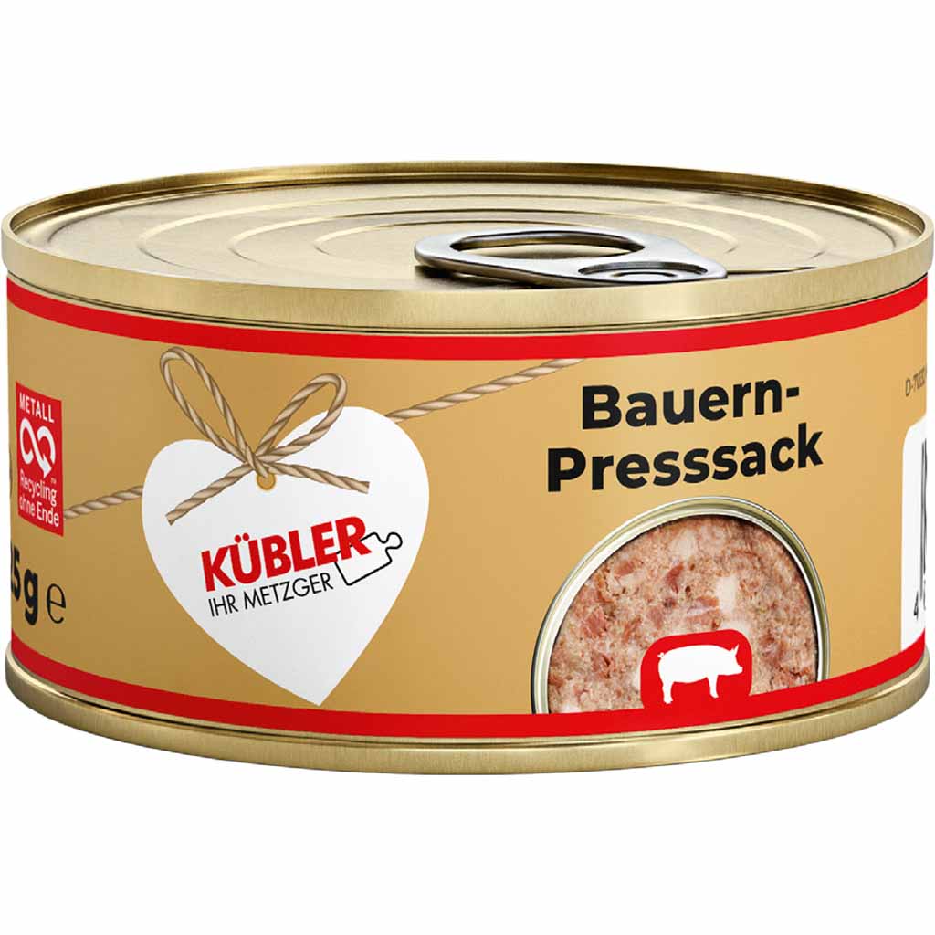 Küblers Bauern Presssack 125g
