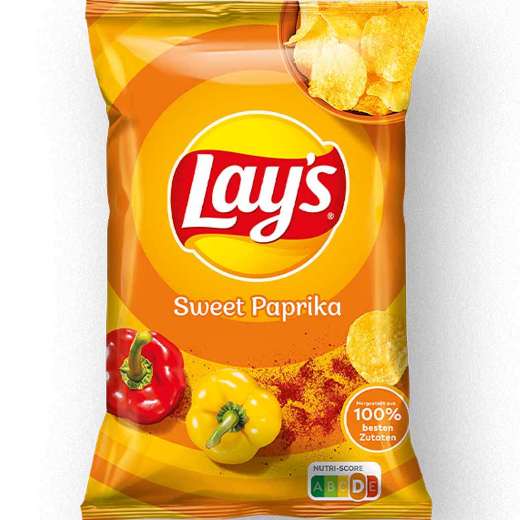 Lays Kartoffelchips sweet Paprika 175g MHD:24.7.22