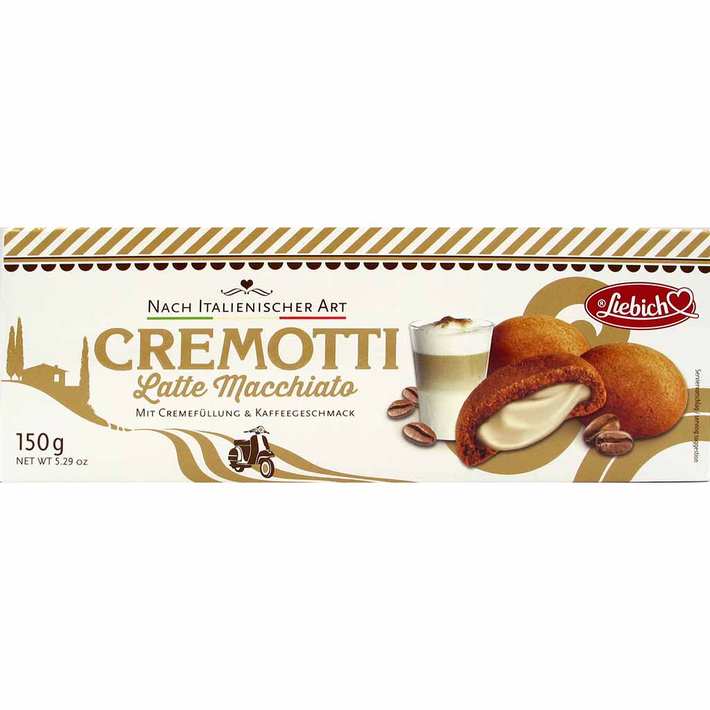 Liebich Cremotti Latte Macchiato Kekse mit Cremefüllung 150g MHD:24.5.25