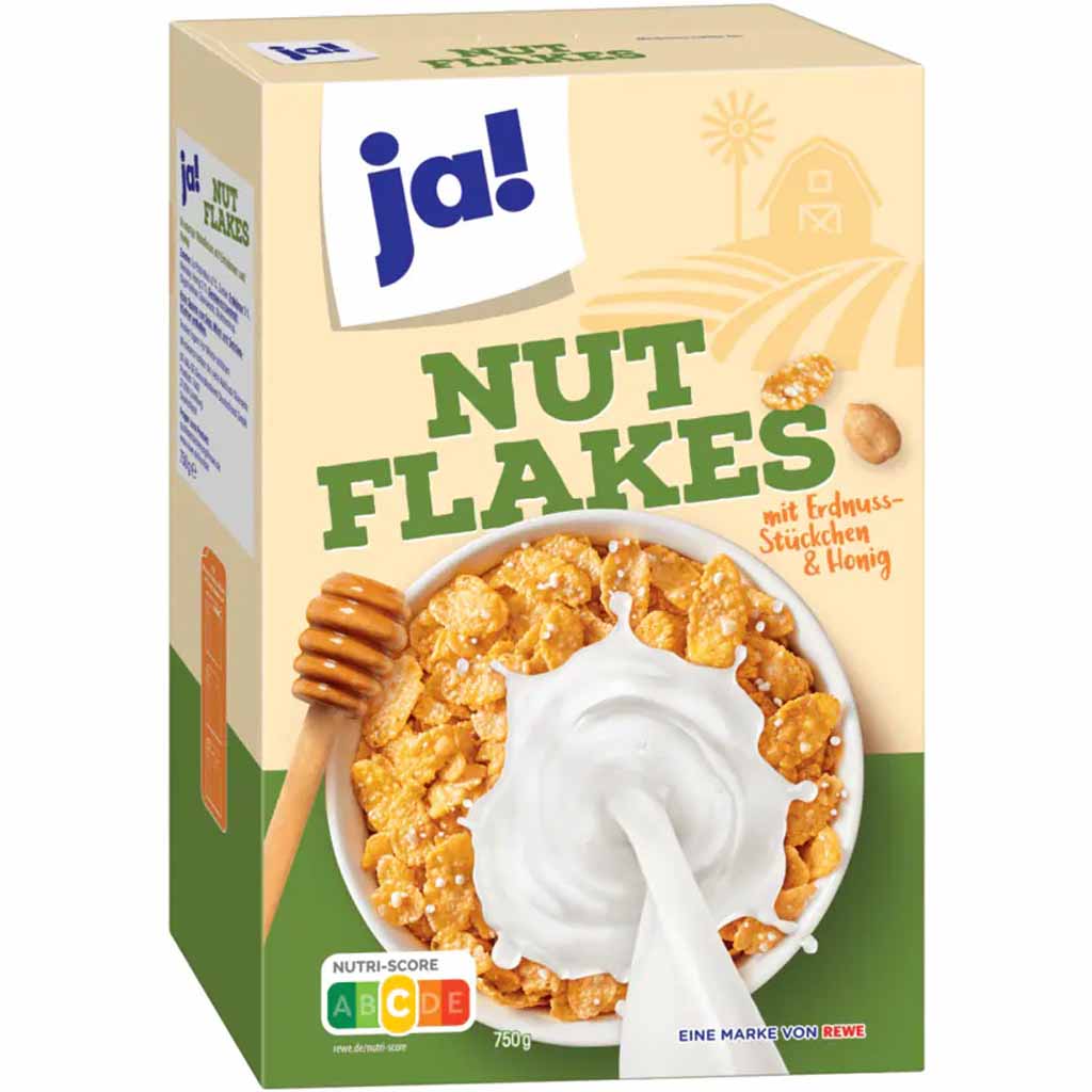 ja! Nut Flakes 750g MHD:2.8.25
