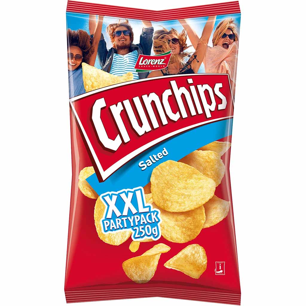 Lorenz Crunchips Salted XXL Party Pack 250g
