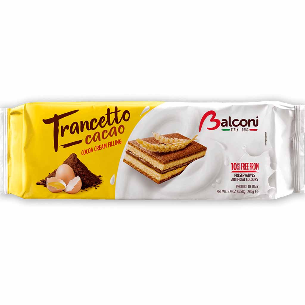 Balconi Trancetto Cacao mini Kuchen Snack 10er 280g MHD:28.11.24