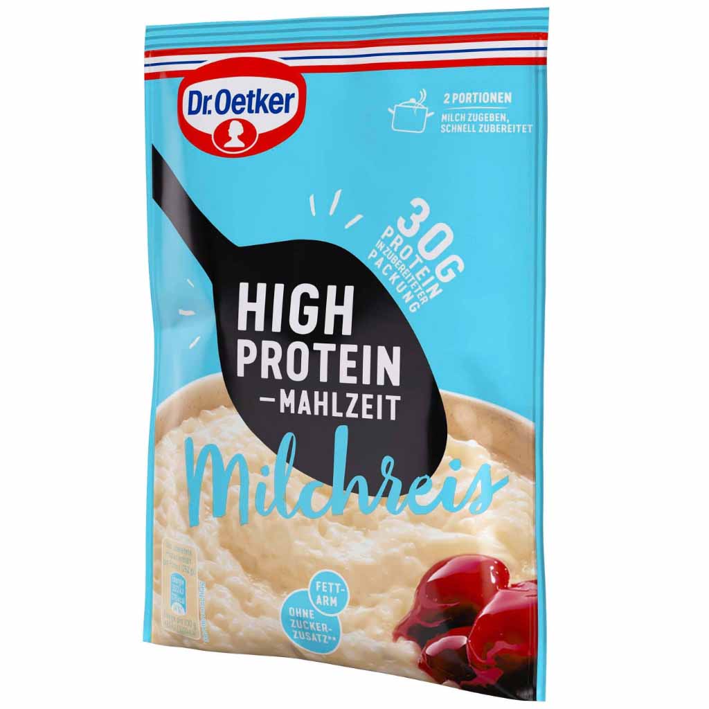 Dr.Oetker High Protein Milchreis 104g MHD:28.2.25