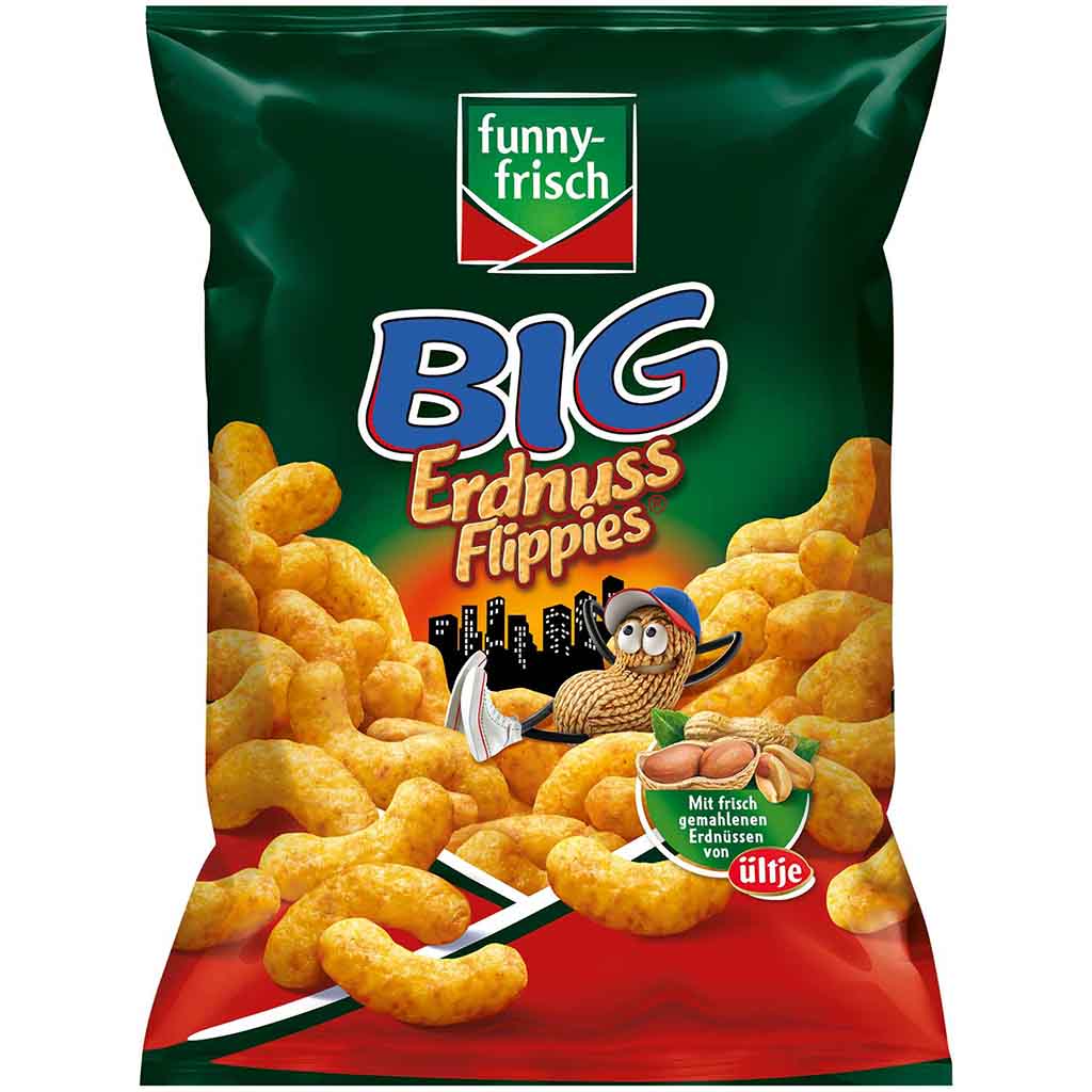 funny frisch Big Erdnuss Flippies 175g MHD:18.11.24