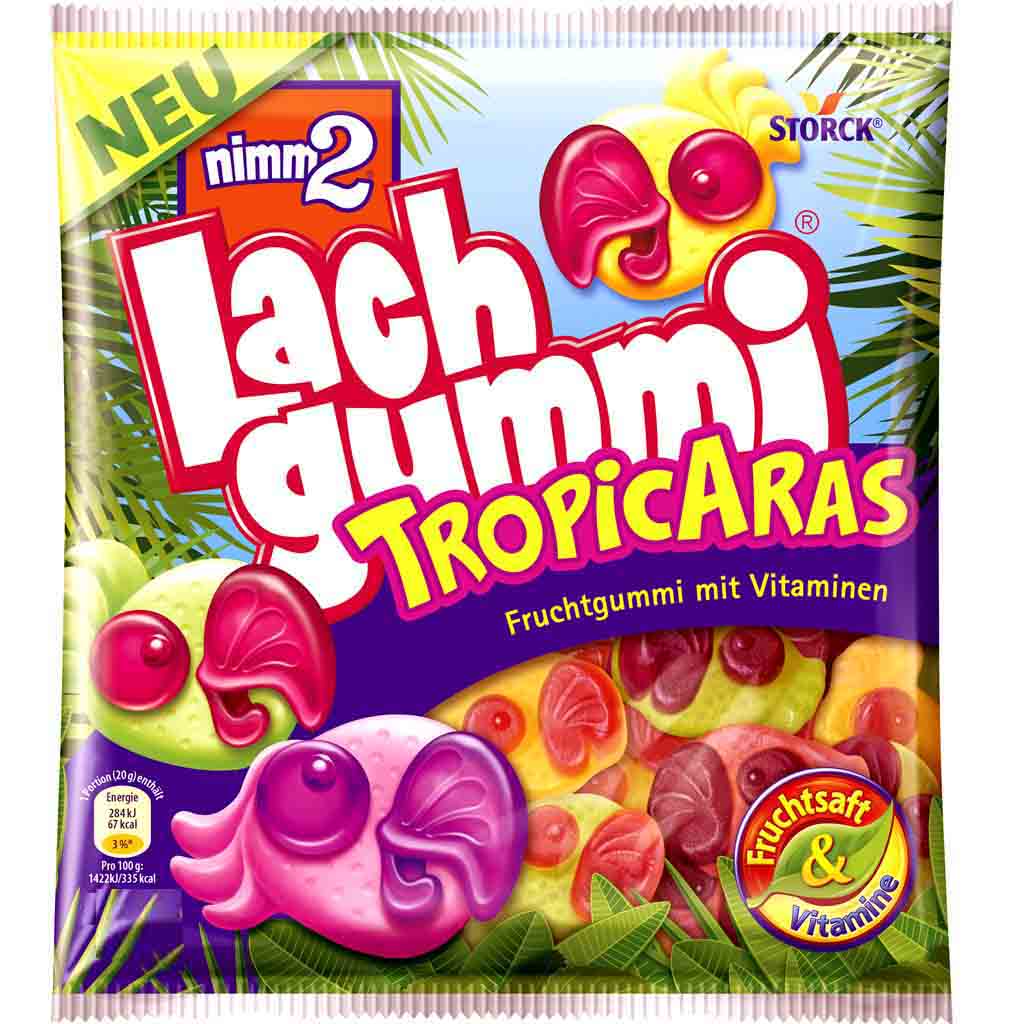 nimm2 Lachgummi TropicARAS 225g MHD:30.1.21