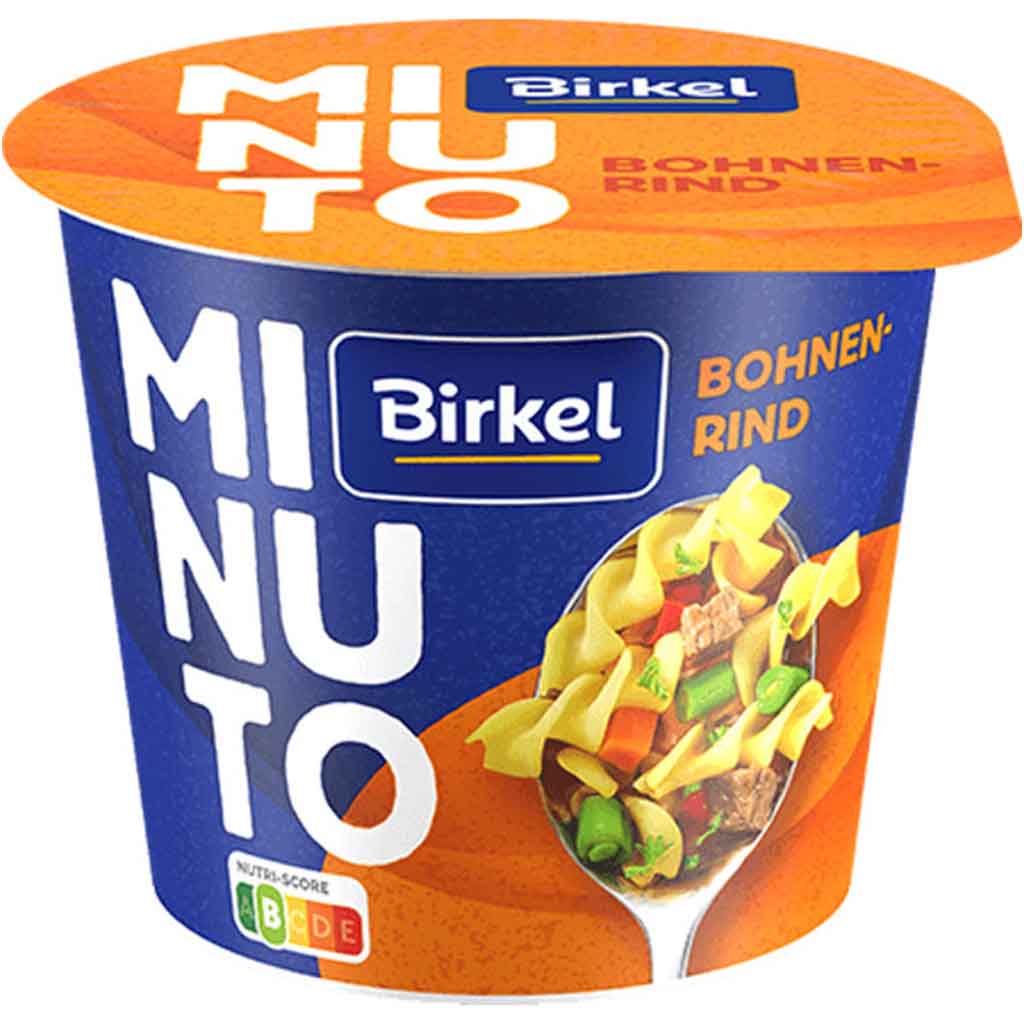 Birkel Minuto Schneller Happen Bohnen Rind 8x51g=408g MHD:30.11.23