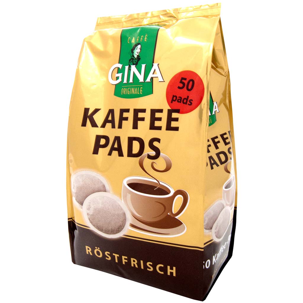 Gina Kaffeepads Röstfrisch 50 Pads 350g MHD:27.2.25