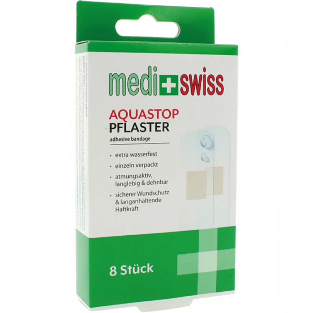 Medi Swiss Aquastop Pflaster 8 Stück