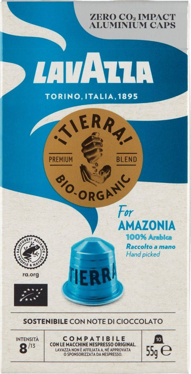 Lavazza  For Amazonia 10 Kaffekapseln Compatibile mit Nespresso MHD:30.3.25