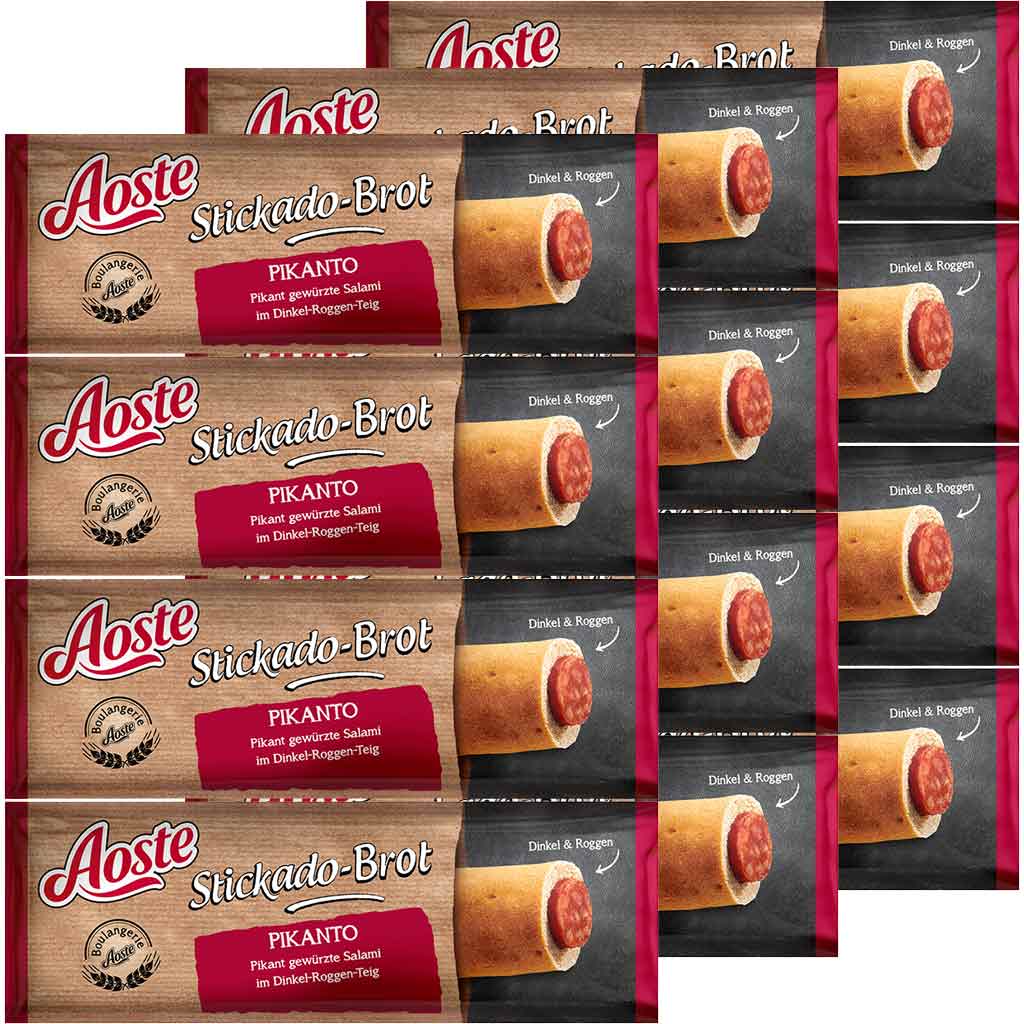 Aoste Stickado-Brot Pikanto 12x45g=540g MHD:11.12.24