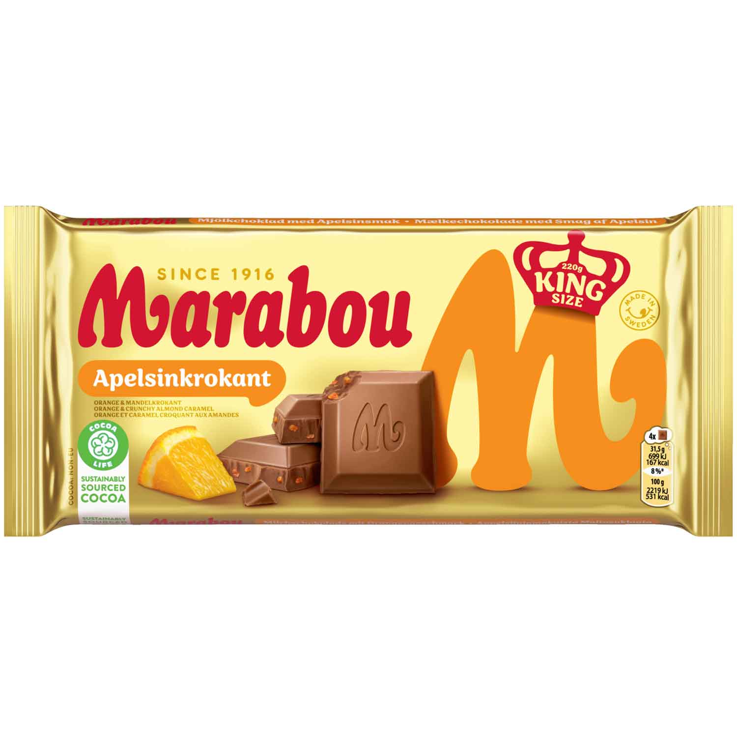 Marabou Apfelsine Krokant