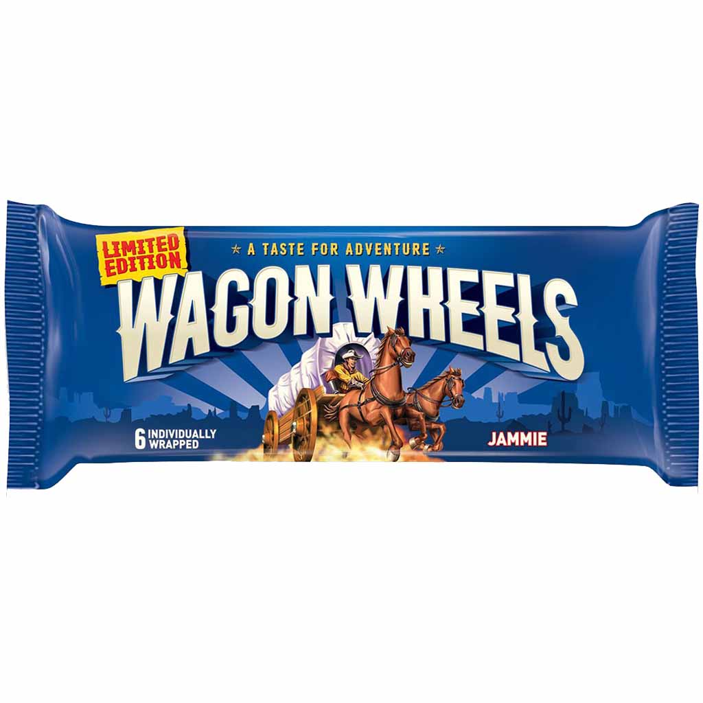 Wagon Wheels 6 Doppelkekse mit Marshmallow Füllung 228g MHD:30.11.22