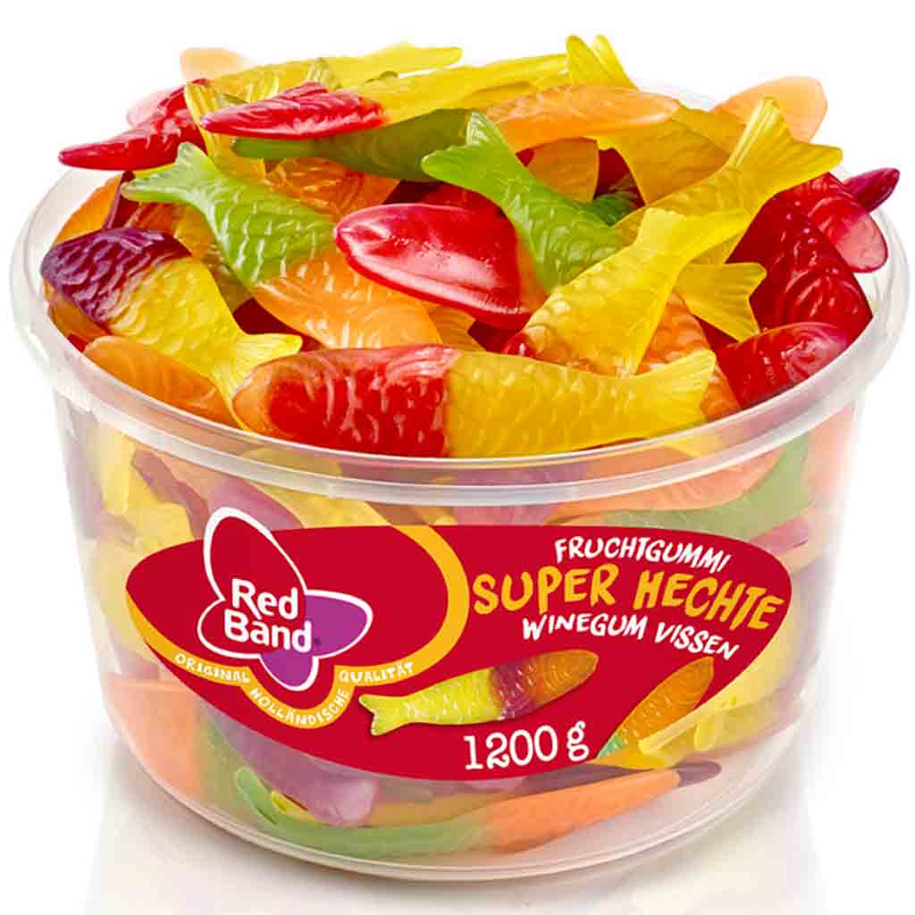 Red Band Fruchtgummi Super Hechte 1200g MHD:24.10.25