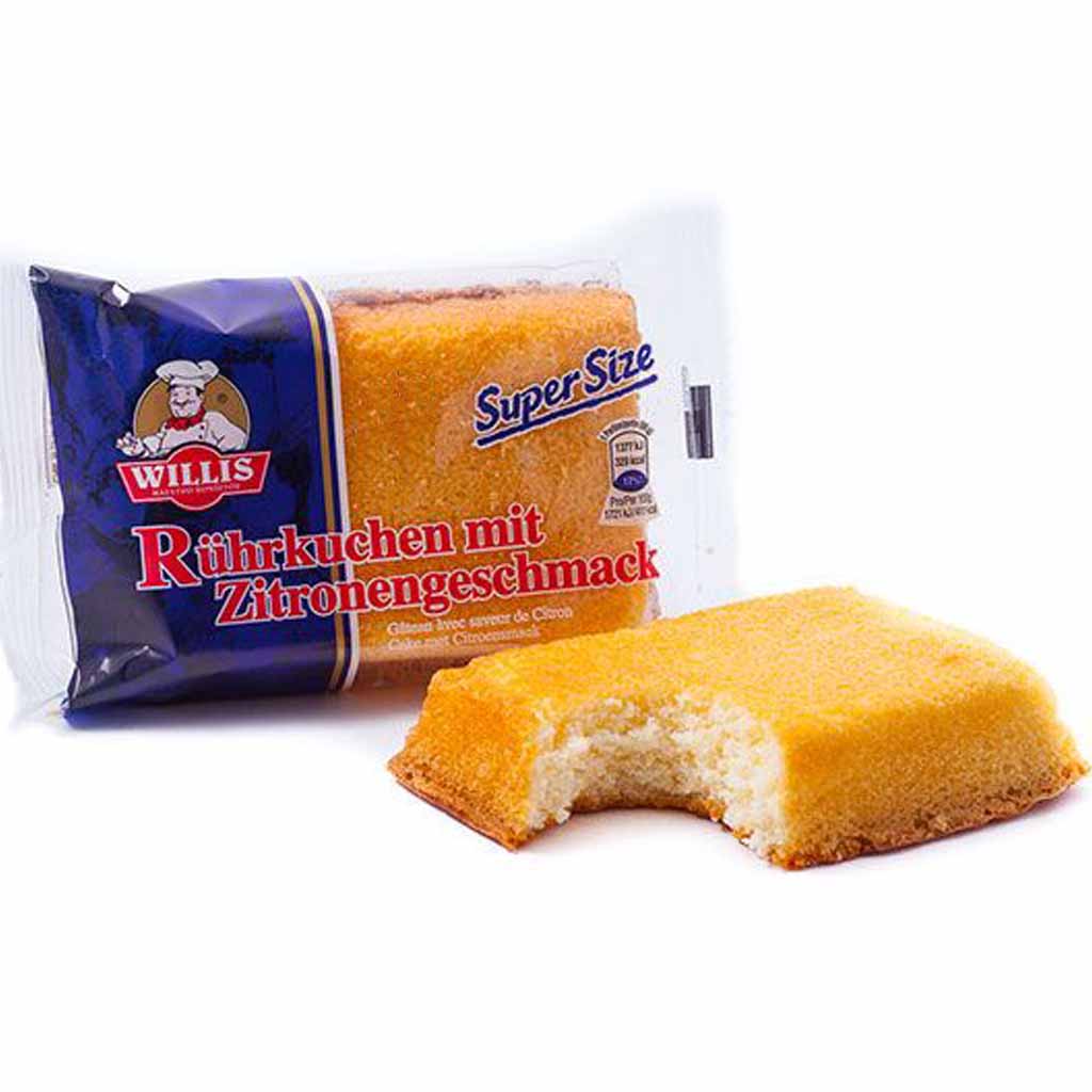 30x Willis Rührkuchen mit Zitronengeschmack á 80g=2,4kg MHD:9.12.24