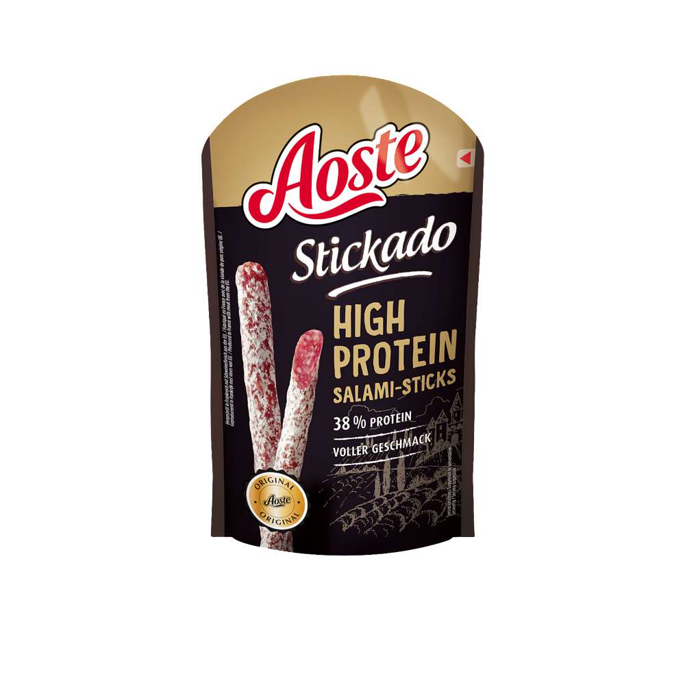 Aoste Stickado High Protein, Salami-Sticks 60g MHD:1.9.24