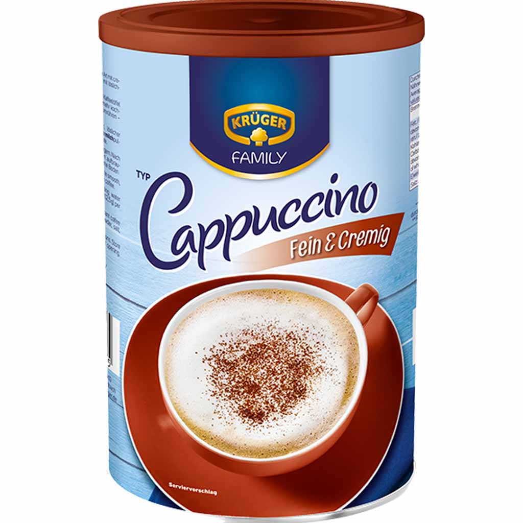 Krüger Family Cappuccino Fine & Creamy 350g MHD:30.11.25