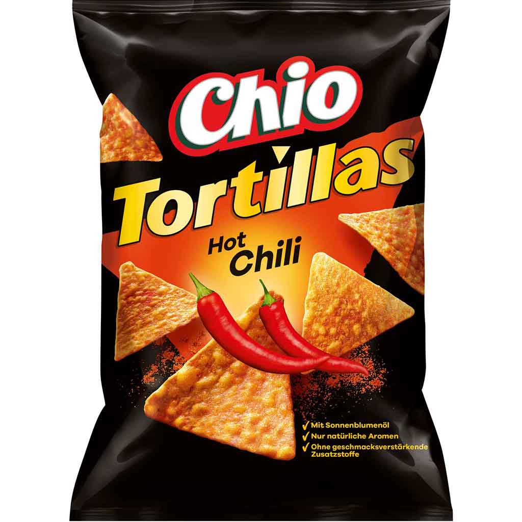 Chio Tortillas Hot Chili 125g MHD:8.10.22