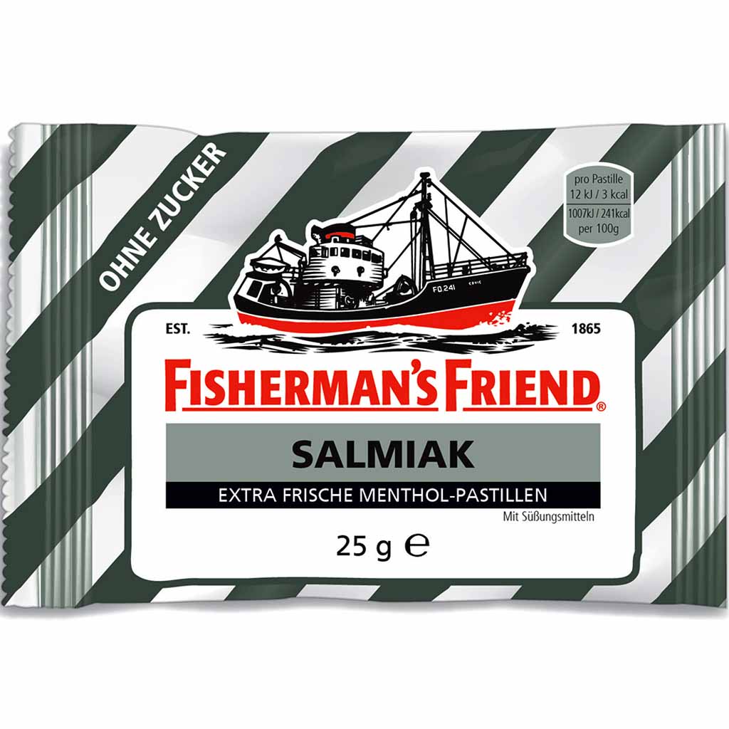 Fishermans Friend SALMIAK ohne Zucker 24x 25g=600g MHD:30.12.27